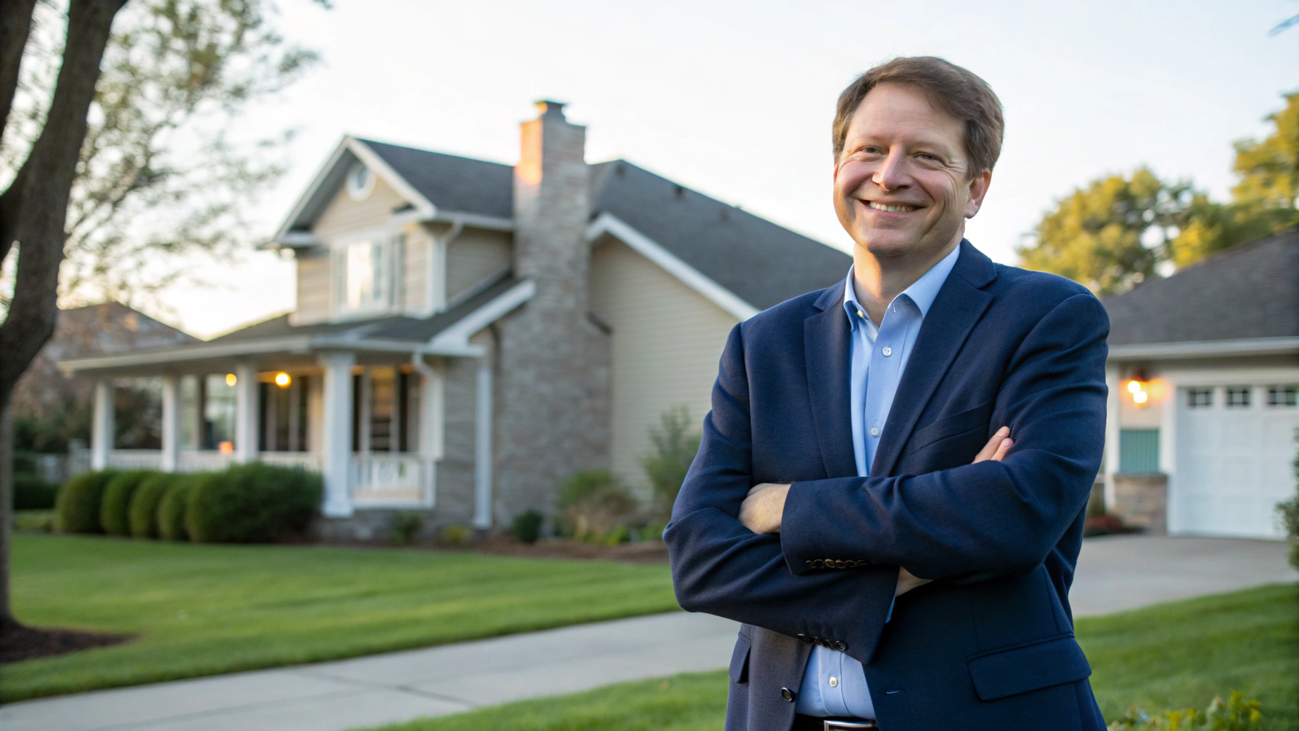 Edward Dring, Elgin's trusted real estate expert, standing in a local neighborhood setting